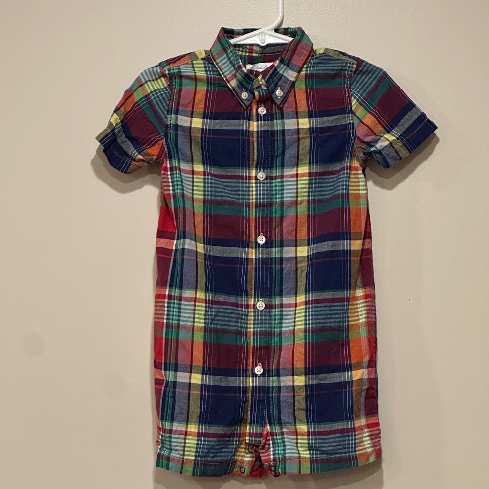 24m Ralph Lauren boys one piece outfit in great condition